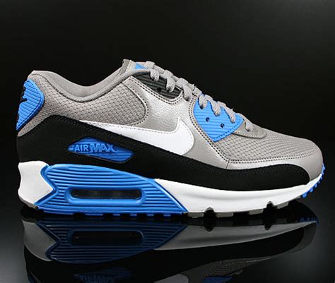 nike air max 90 essential grau weiss schwarz blau|Nike Air Max 90 retro.